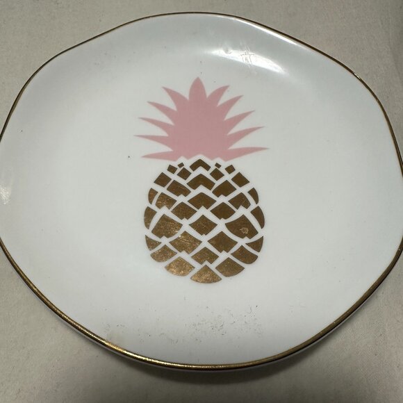 Small Glass Pineapple Dish - Picture 1 of 2
